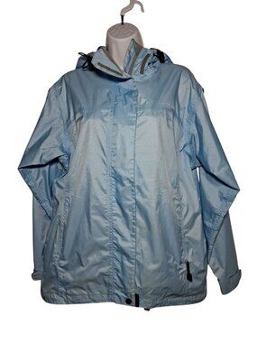 Orvis Womens Waterproof Breathable Jacket Light Blue Size M